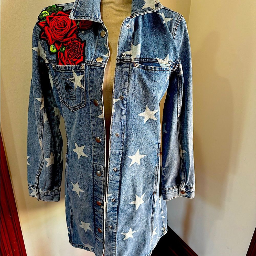 Rodeo Quincy Pro Rodeo Denim Coat/Jacket New With tags